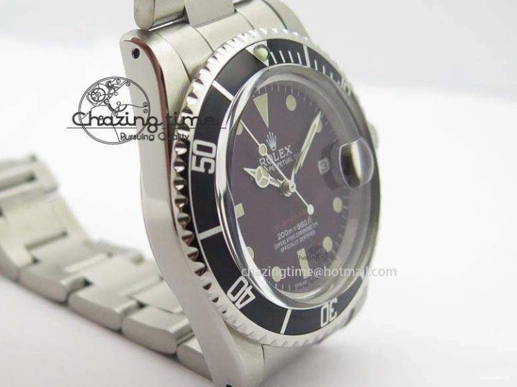 A2836 Best Red (Superlumed Submariner Edition Vintage hands) 200m=660ft 1680 and dial 0509